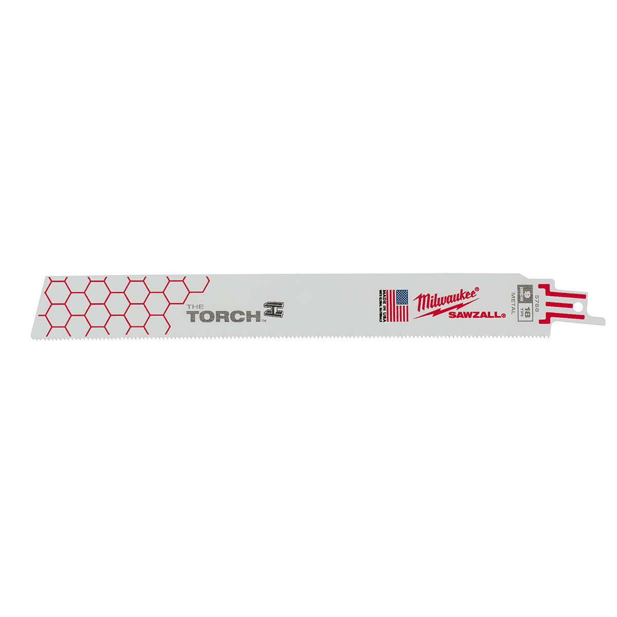 Milwaukee 48-00-5788 - 9" 18 TPI  The Torch™ SAWZALL® Blades (5 Pk) - Wise Line Tools
