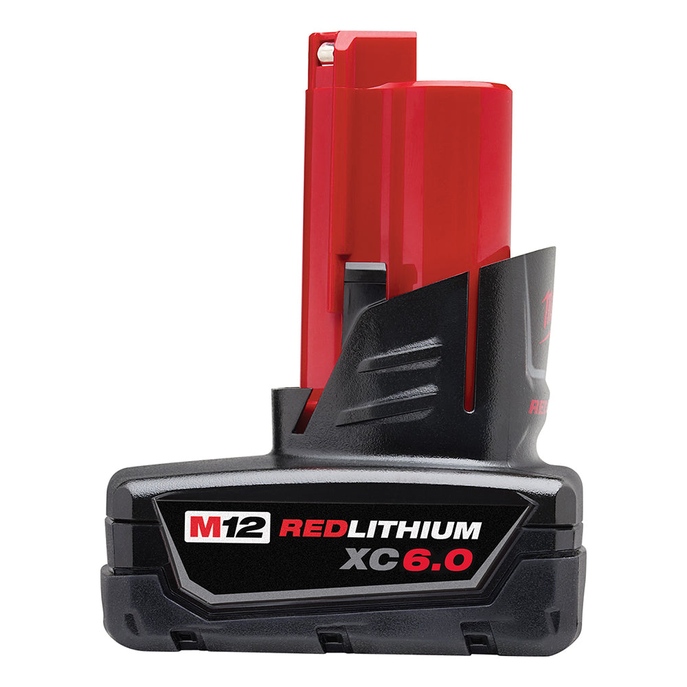 Milwaukee 48-11-2460 - M12™ REDLITHIUM™ XC 6.0Ah Extended Capacity Battery Pack - Wise Line Tools