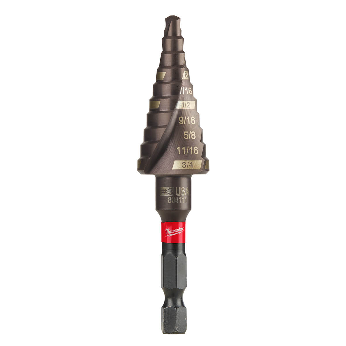 Milwaukee 48-89-9241 - SHOCKWAVE™ Impact Duty™ Step Bit #1 1/8 - 1/2 in. - Wise Line Tools