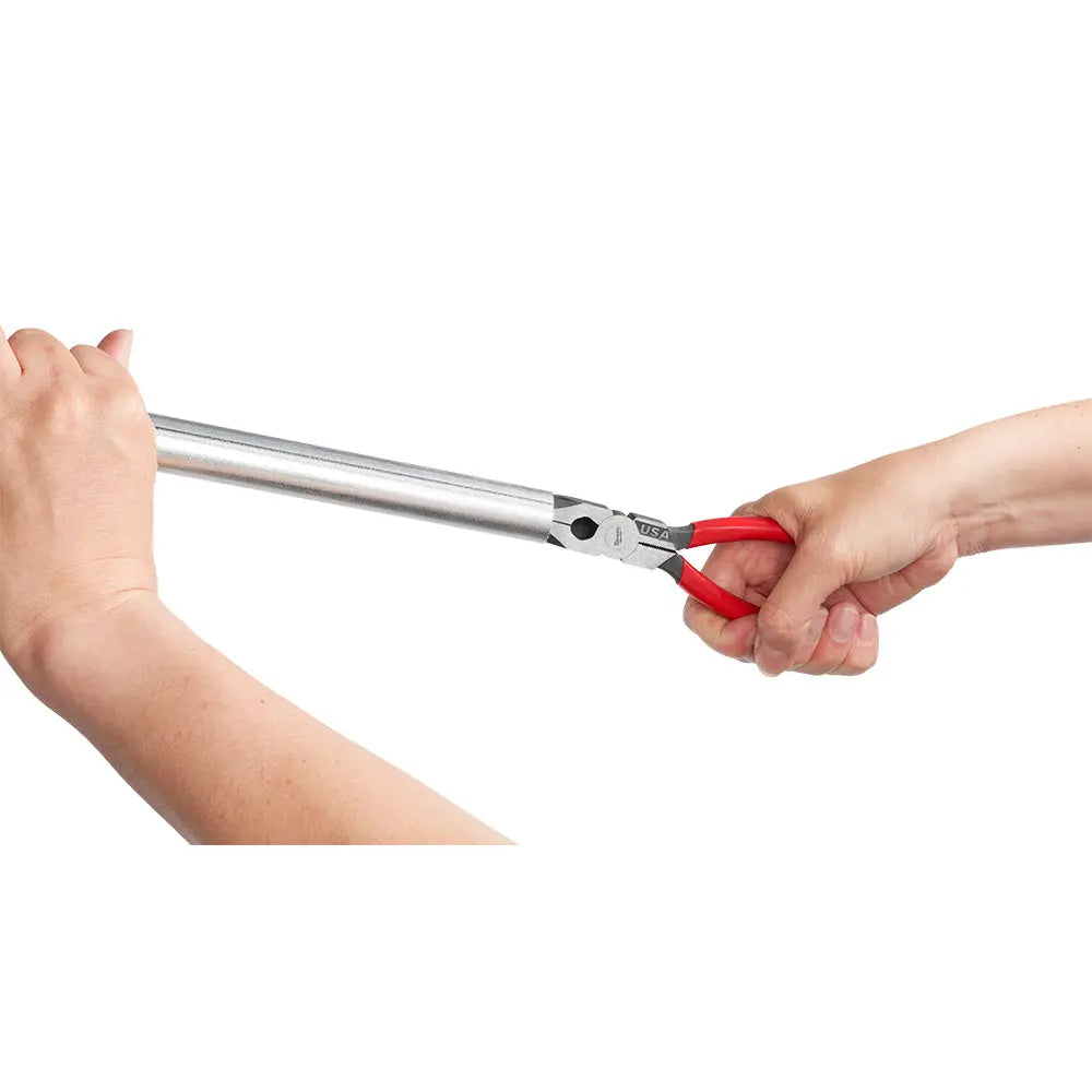 Milwaukee MT505 - 8" Long Nose Dipped Grip Pliers (USA) - Wise Line Tools