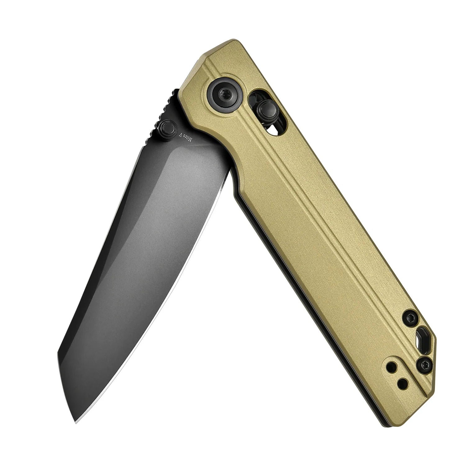 OKNIFE XEN OAL Olive Green Rail Lock Folding Pocket Knife