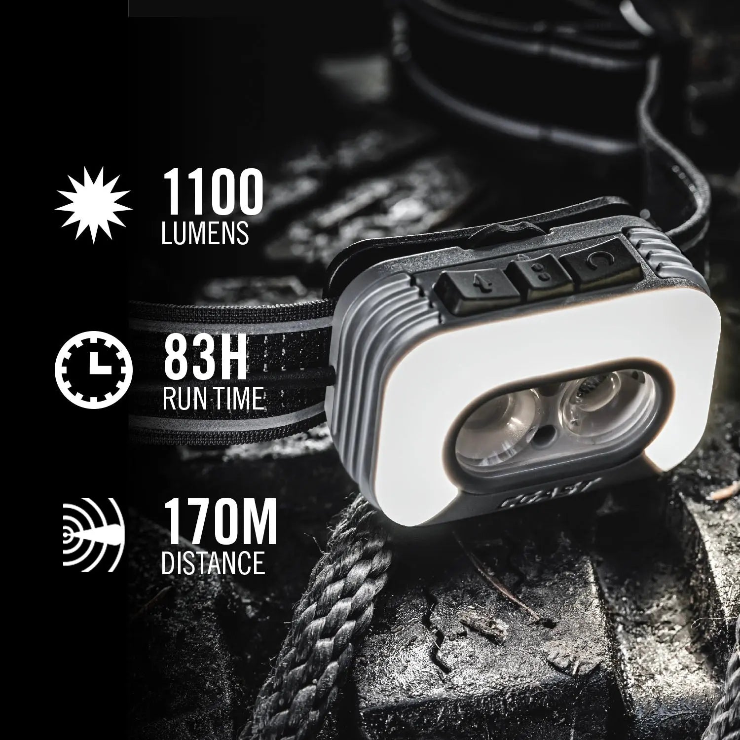 Coast 31108 - RL35R 1,100 Lumen Voice Activated Headlamp