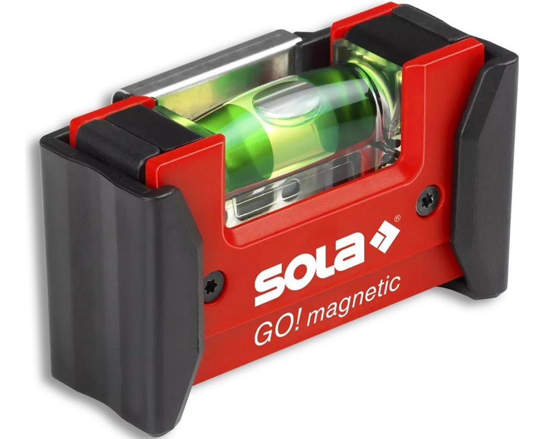 SOLA LSGOM  -  GO! MAGNETIC POCKET LEVEL W/CLIP, 3", 1 FOCUS-60 VIAL SOLA