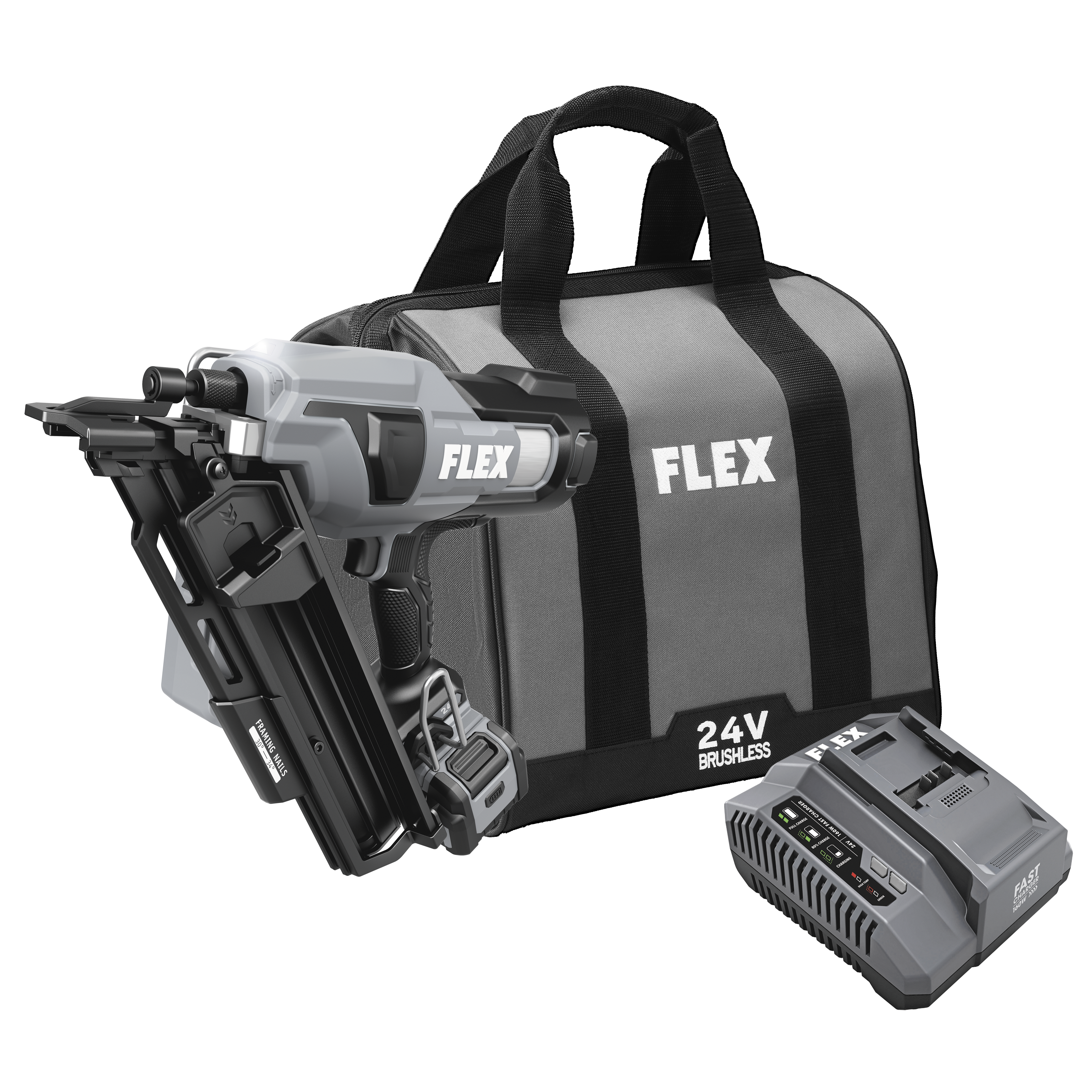 FLEX FX4351B-1C - 30° Framing Nailer Kit - Wise Line Tools
