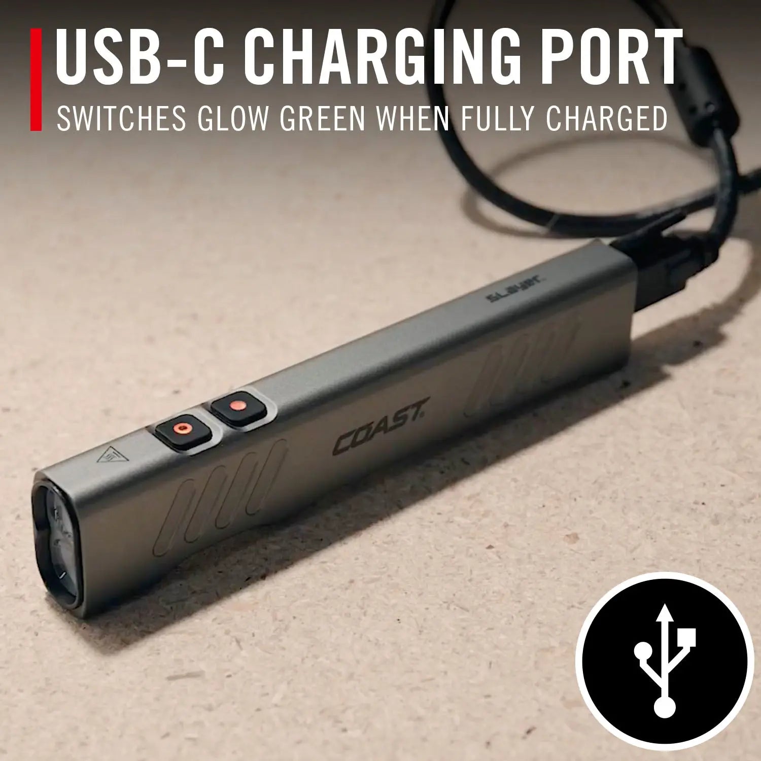 Coast 31010 - SLAYER PRO 1,030 Lumen Laser/Flashlight