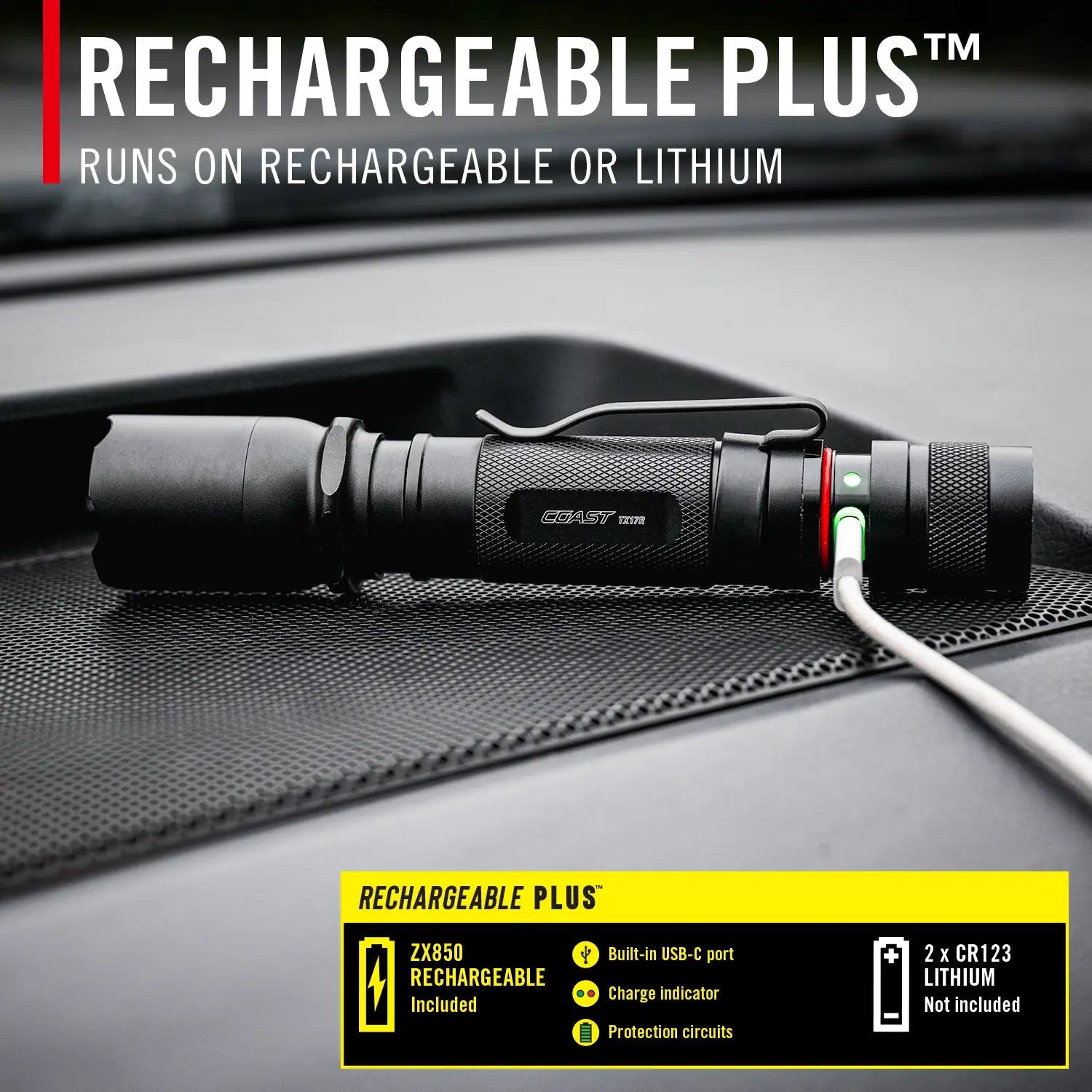 Coast 30778 - TX17R 1,250 Lumen Flashlight
