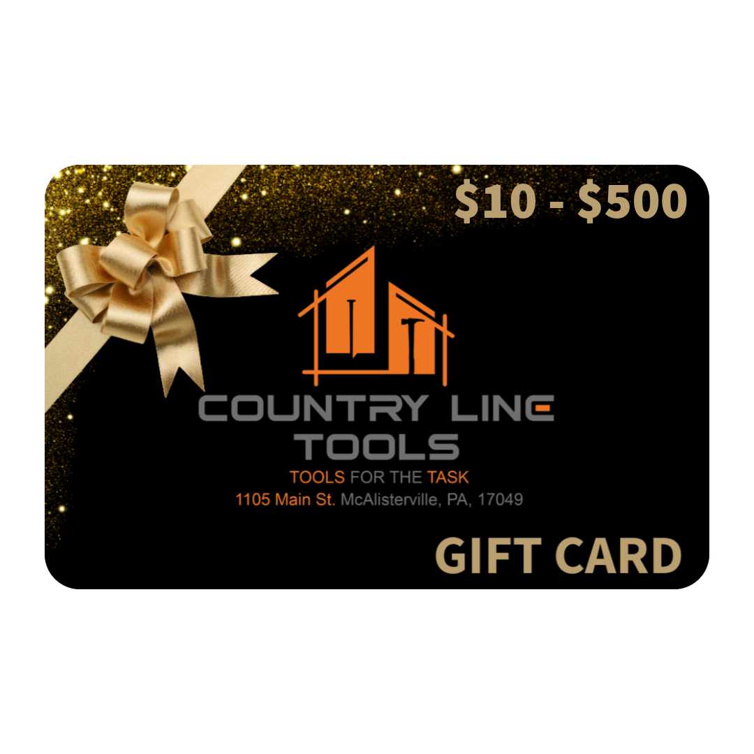 Country Line Tools Gift Card $10 - $500