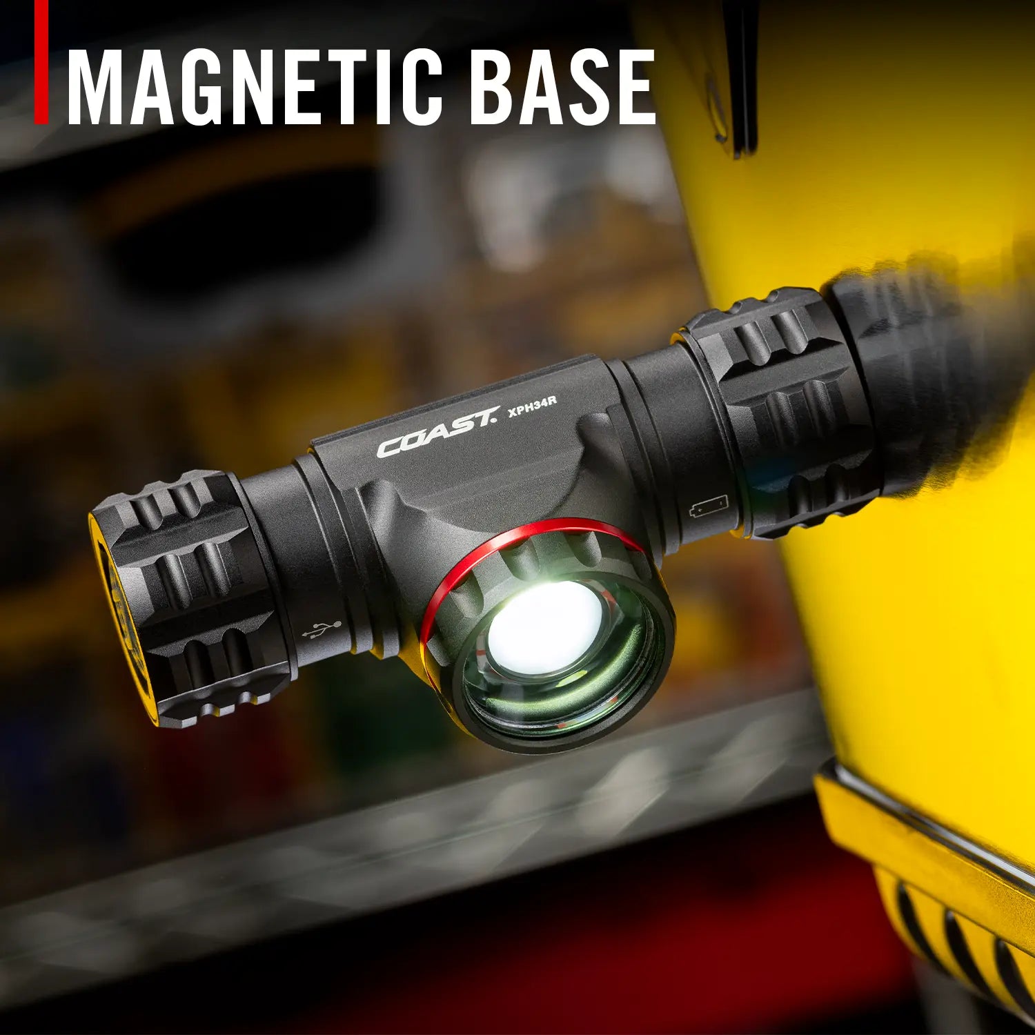 Coast XPH34R - Rechargeable Dual-Power Headlamp 2700 Lumen