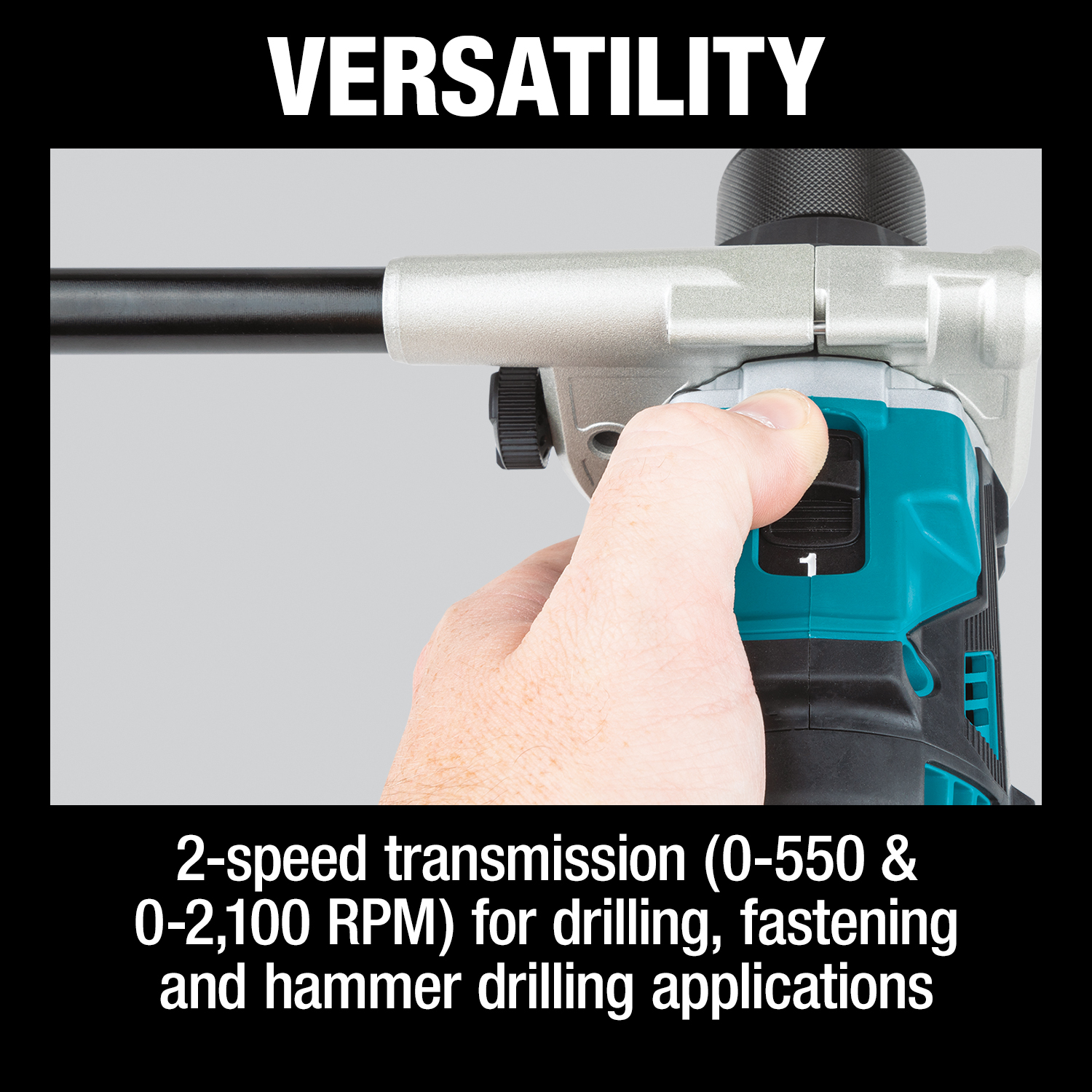 Makita XPH14Z - 18V LXT® Lithium‑Ion Brushless Cordless 1/2" Hammer Driver‑Drill