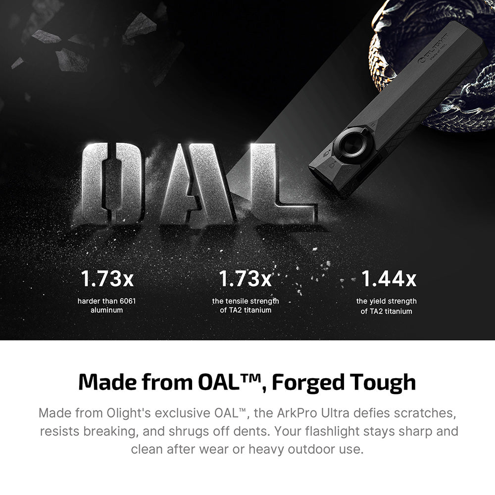 Olight ArkPro Ultra EDC Flashlight - Onyx Black