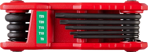Milwaukee 48-22-2184 - 8-Key Folding Hex Key Set - Torx