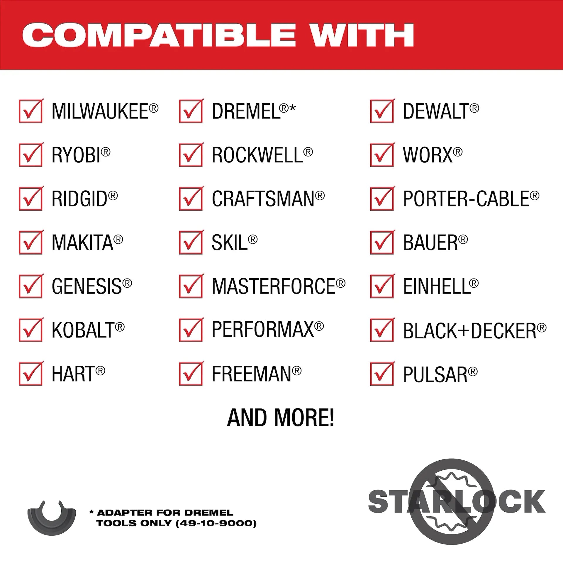 Milwaukee 49-25-1231 - 1-3/8" OPEN-LOK™ TITANIUM CHARGED™ Bi-Metal Multi-Material Blade