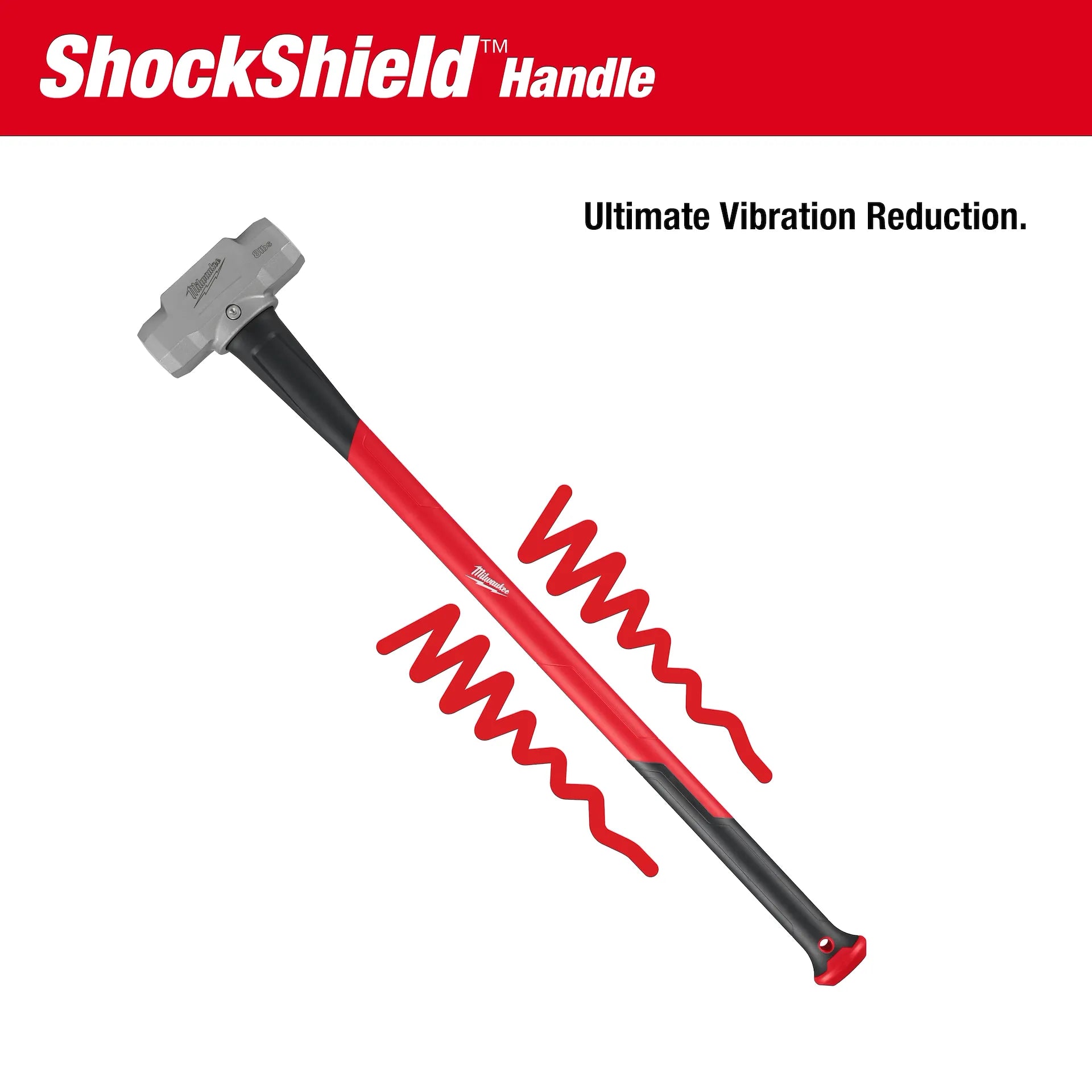 Milwaukee 48-22-9331 - 8lb Sledge Hammer (36" Handle)