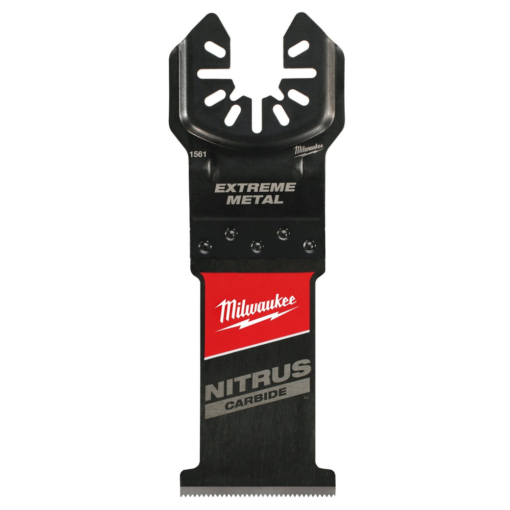 Milwaukee 49-25-1561 - NITRUS CARBIDE™ Extreme Metal Universal Fit OPEN-LOK™ Multi-Tool Blade 1PK - Wise Line Tools