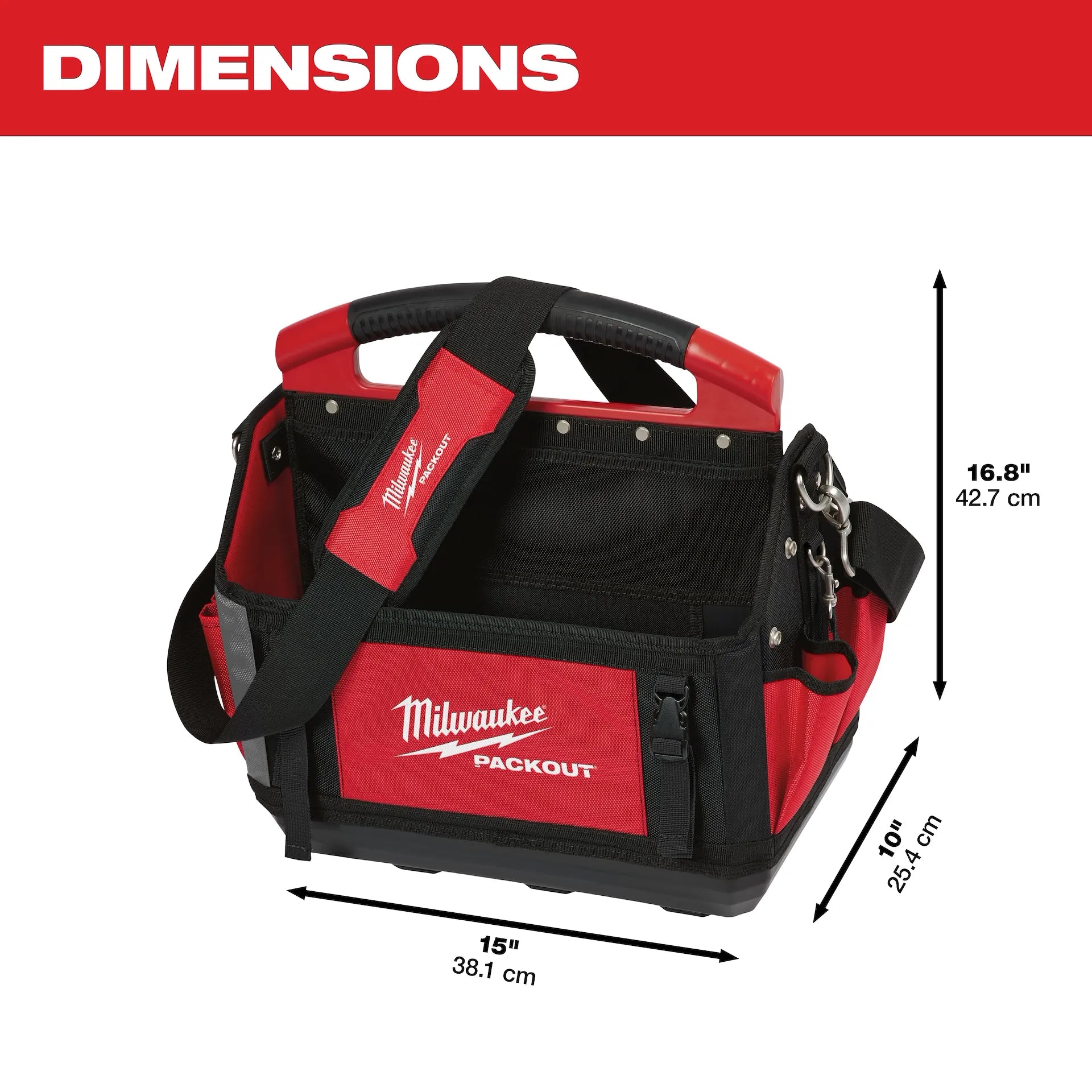 Milwaukee 48-22-8315 - 15" PACKOUT™ Tote