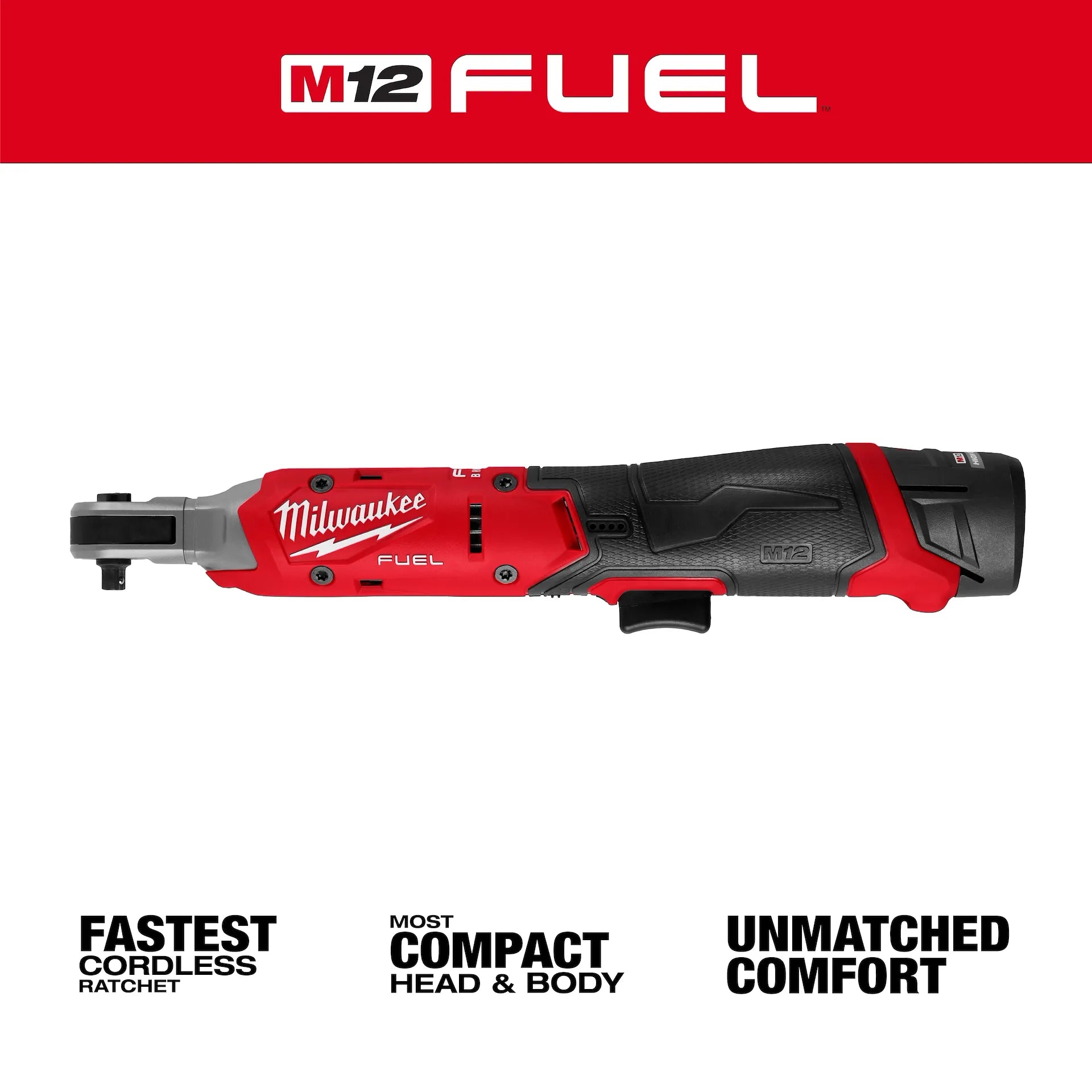 Milwaukee 3052-21 - M12 FUEL™ 1/4" Ratchet Kit