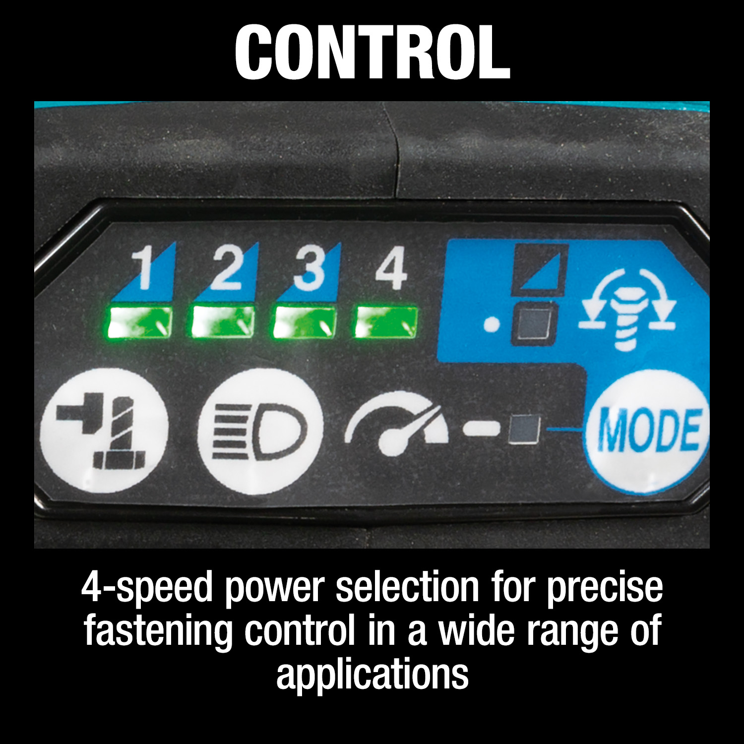Makita XWT16Z - 18V LXT® Lithium‑Ion Brushless Cordless 4‑Speed 3/8" Drive Impact Wrench