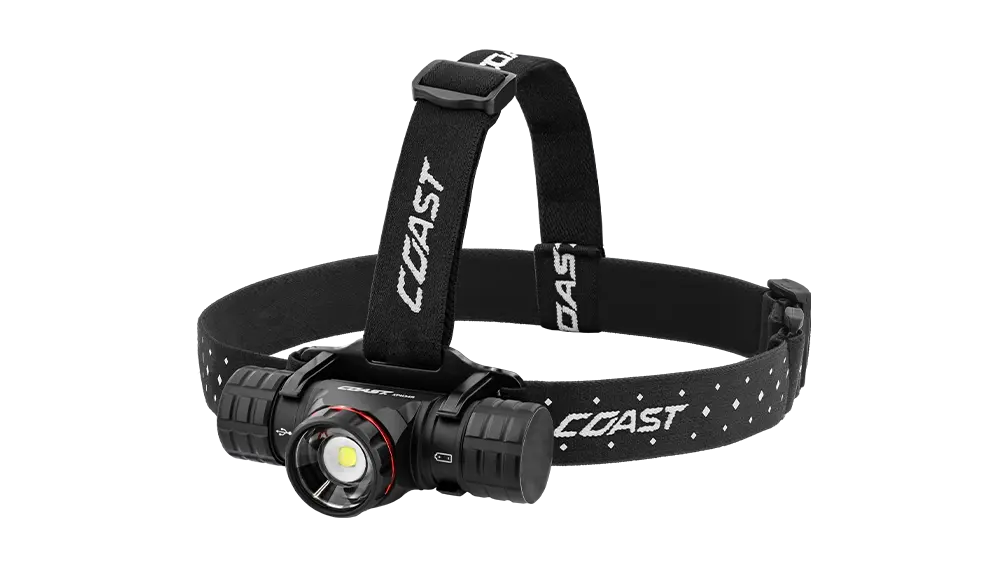 Coast XPH34R - Rechargeable Dual-Power Headlamp 2700 Lumen