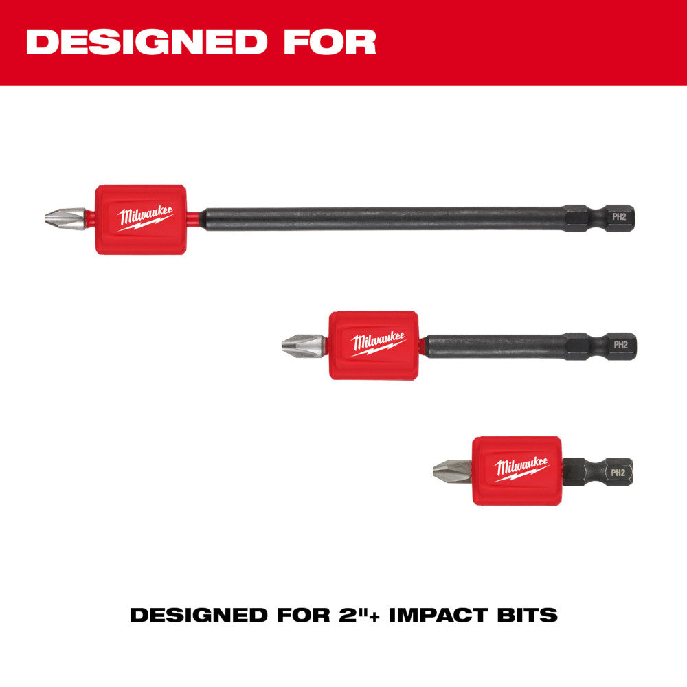 Milwaukee 48-32-4550 - SHOCKWAVE Impact Duty™ Magnetic Attachment and PH2 Bit Set - 3PC - Wise Line Tools