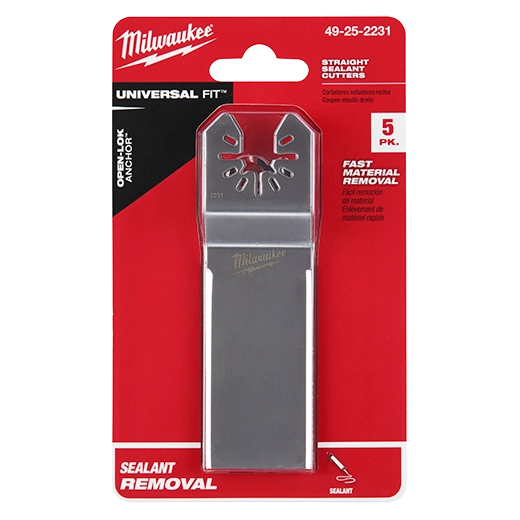 Milwaukee 49-25-2231 - Wide Sealant Universal Fit Oscillating Multi-Tool Blade (5 PK)