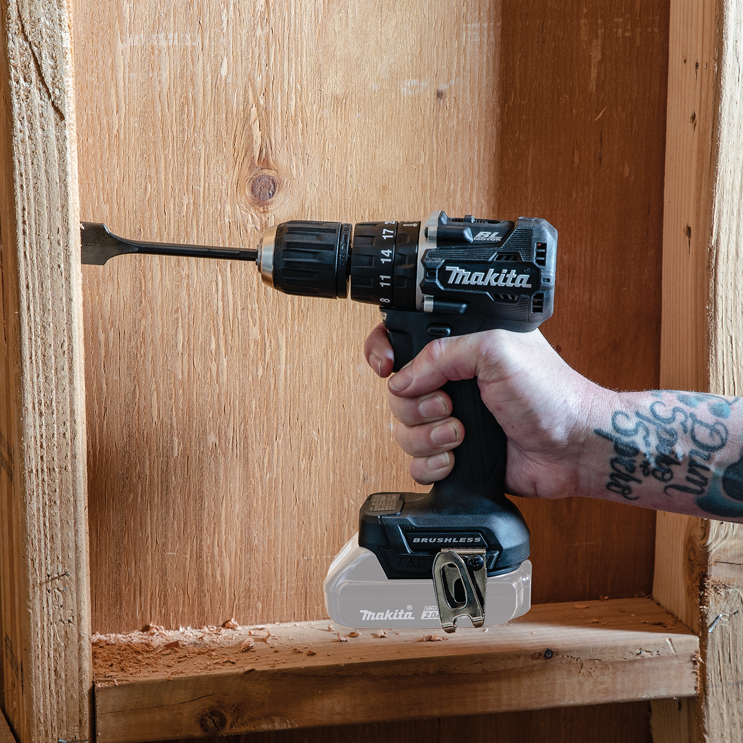 Makita XPH15ZB - 18V LXT® Lithium‑Ion Sub‑Compact Brushless Cordless 1/2" Hammer Driver‑Drill