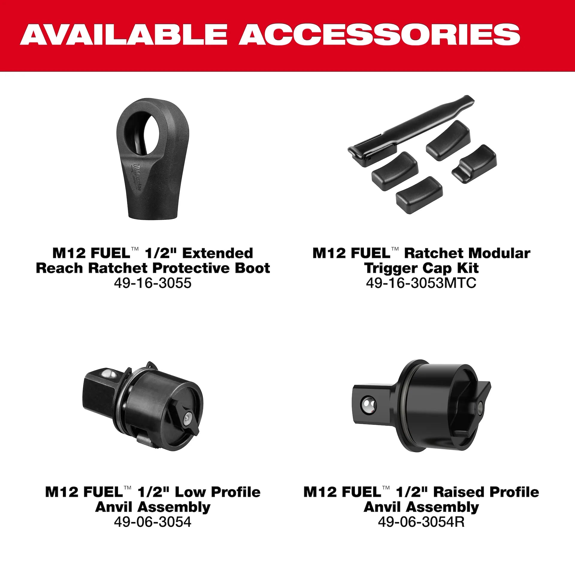 Milwaukee 3055-20 - M12 FUEL™ 1/2" Extended Reach Ratchet