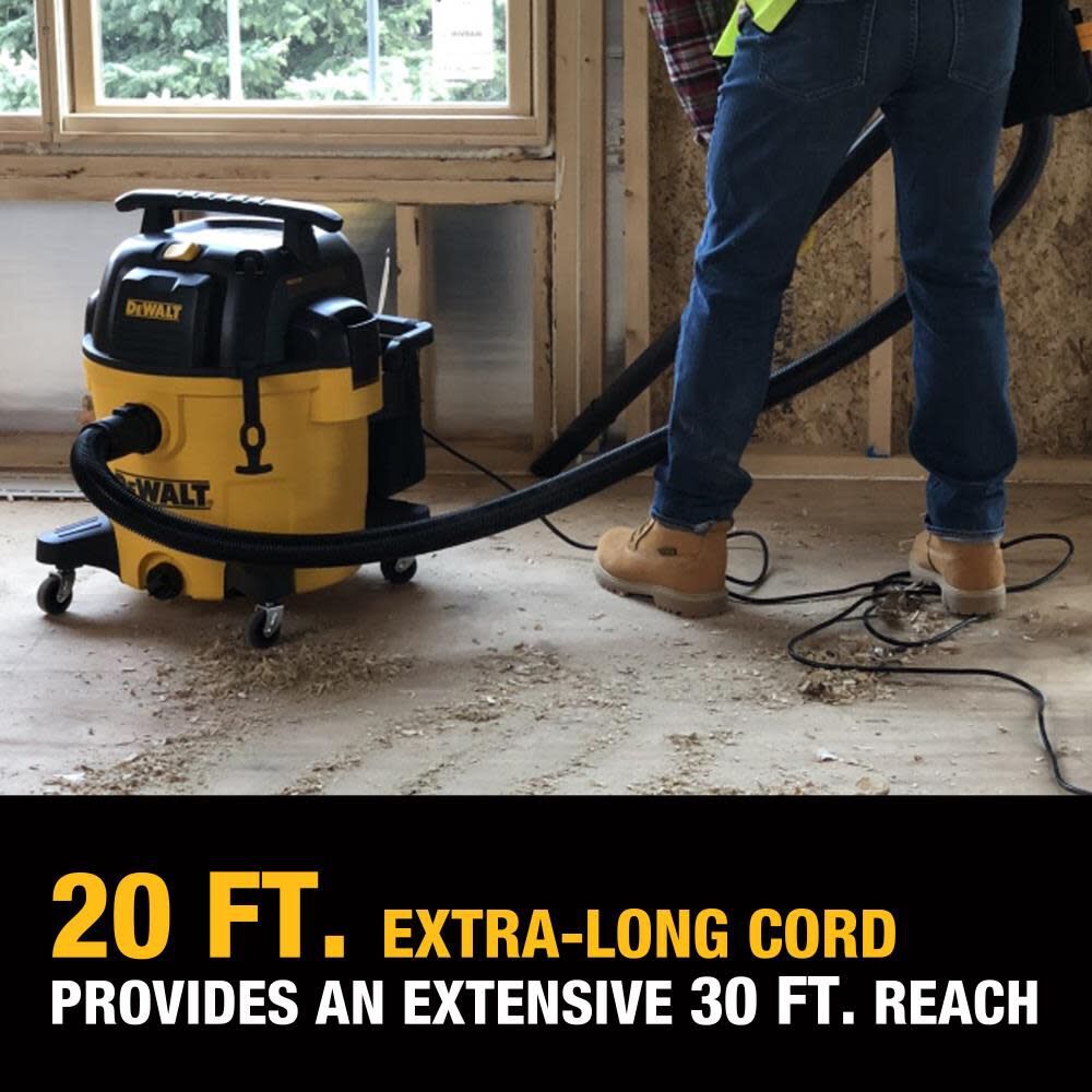 DEWALT DXV12P-QTA - 12 Gallon StealthSonic Wet/Dry Vacuum