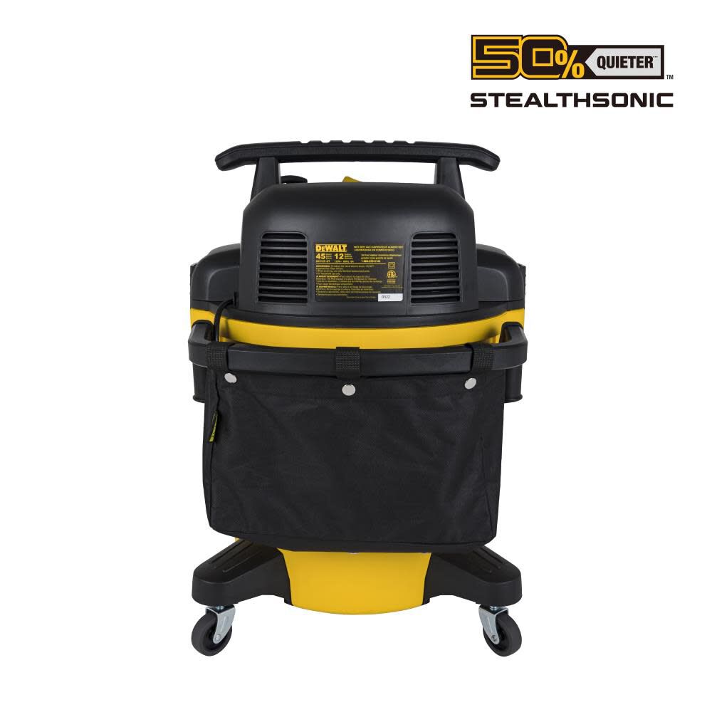 DEWALT DXV12P-QTA - 12 Gallon StealthSonic Wet/Dry Vacuum