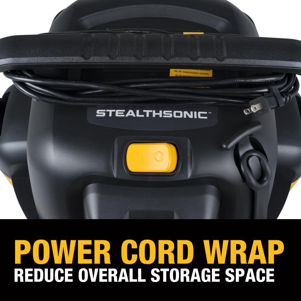 DEWALT DXV12P-QTA - 12 Gallon StealthSonic Wet/Dry Vacuum