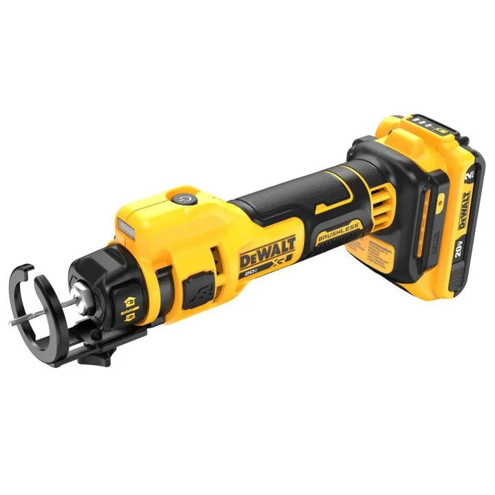DEWALT DCE555D2 - 20V MAX XR® Brushless Drywall Cut-Out Tool Kit