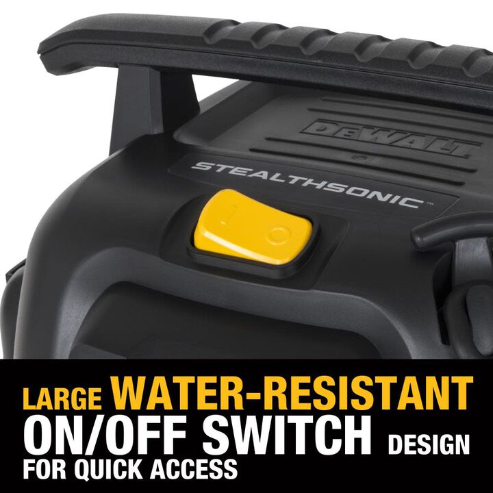 DEWALT DXV09P-QTA - 9 Gallon Stealthsonic Wet/Dry Vacuum