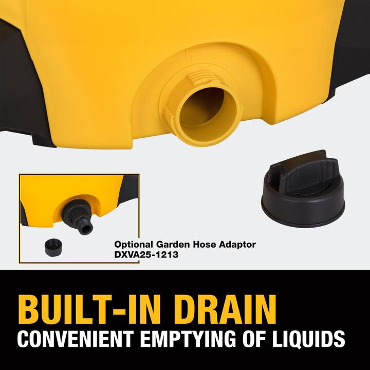 DEWALT DXV09P-QTA - 9 Gallon Stealthsonic Wet/Dry Vacuum