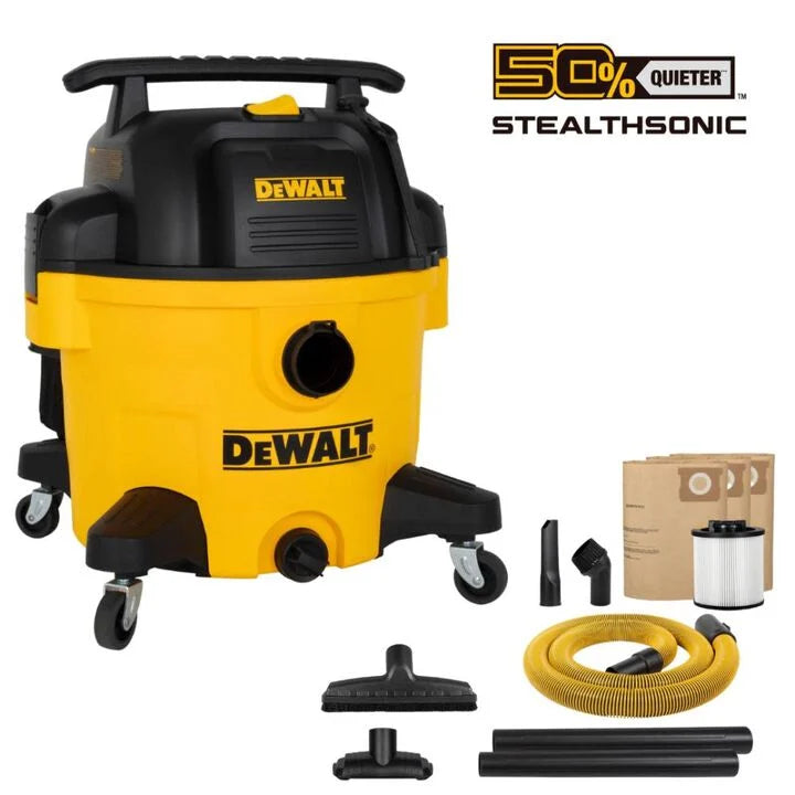 DEWALT DXV09P-QTA - 9 Gallon Stealthsonic Wet/Dry Vacuum