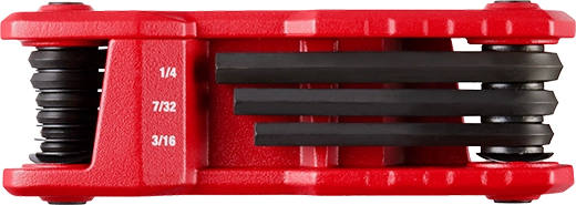Milwaukee 48-22-2181 - 9-Key Folding Hex Key Set - SAE