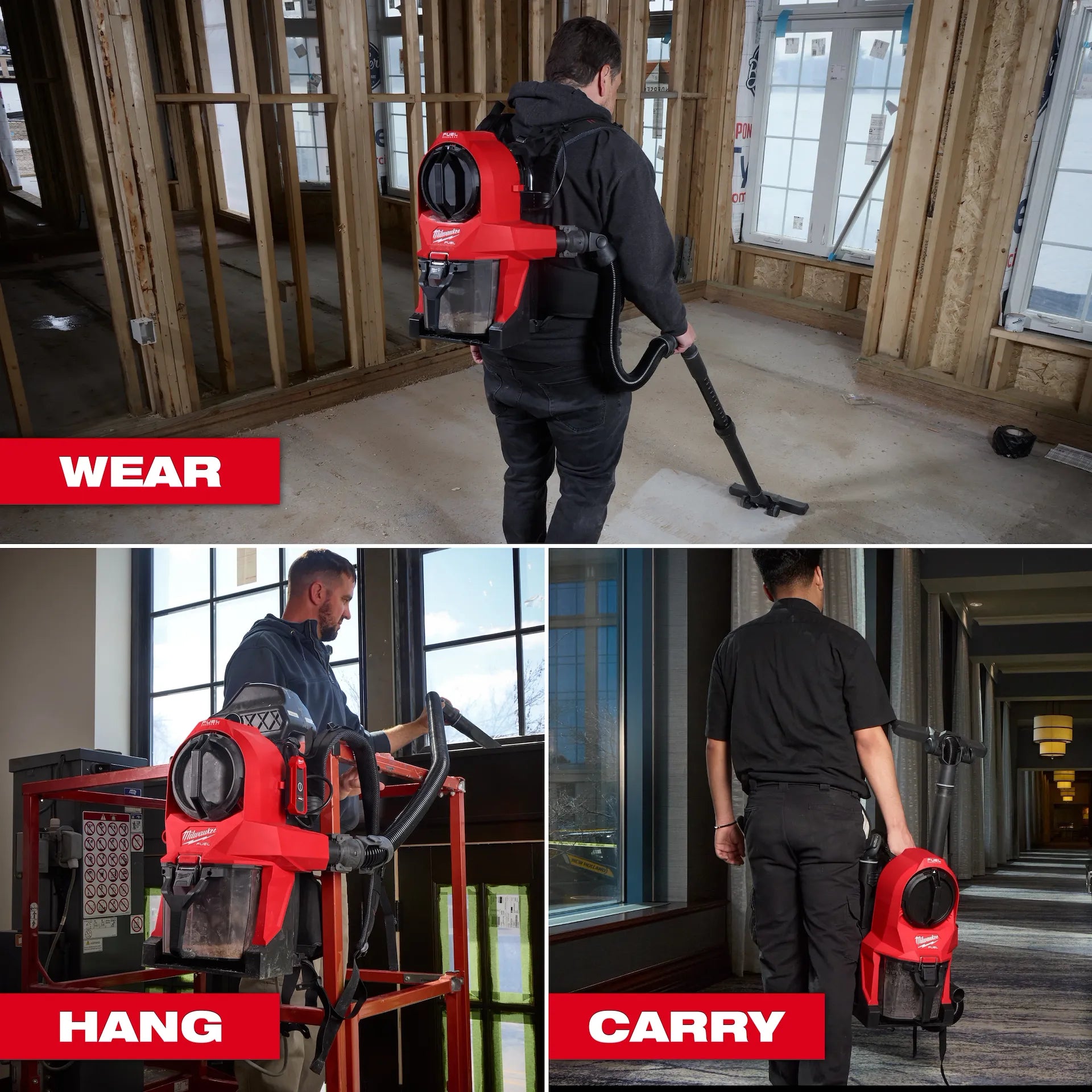 Milwaukee 0895-20 - M18 FUEL™ 3-in-1 Backpack Vacuum