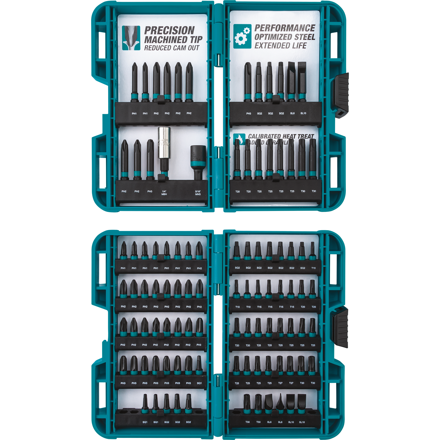 Makita E-00038 - ImpactX™ 100 Pc. Driver Bit Set