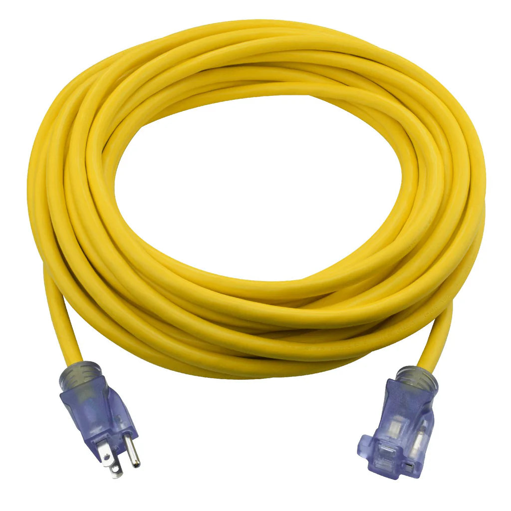 PRIME EC511830 - 50ft 12/3 SJTW Jobsite® Outdoor Extension Cord