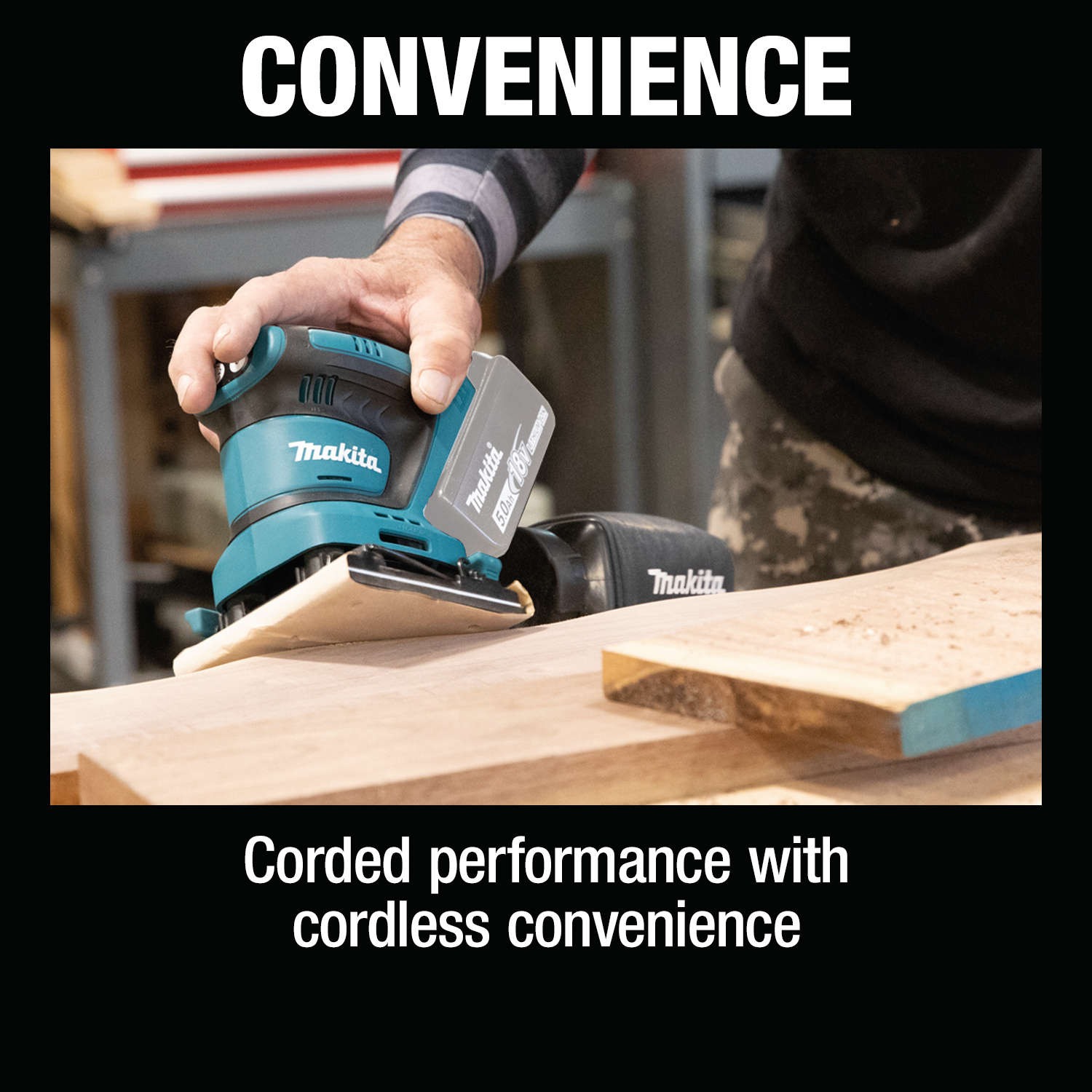 Makita XOB02Z - 18V LXT® Lithium‑Ion Cordless 1/4 Sheet Finishing Sander