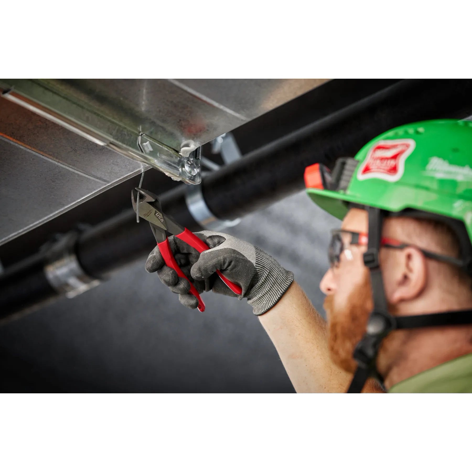 Milwaukee MT507 - 7" Diagonal Dipped Grip Cutting Pliers (USA)