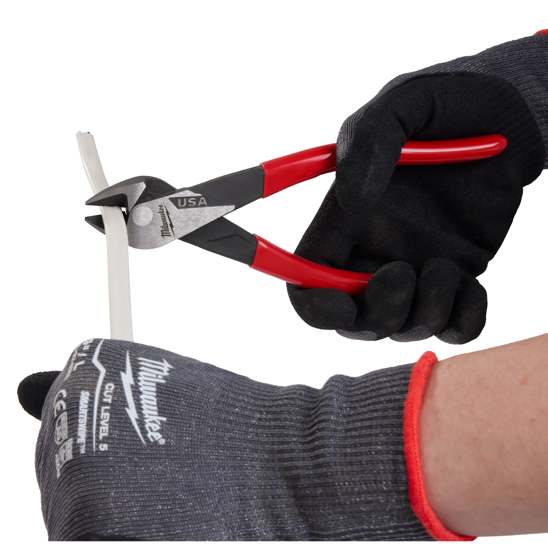 Milwaukee MT500-2 - 2 PC. Dipped Grip Cutting Pliers Set (USA)