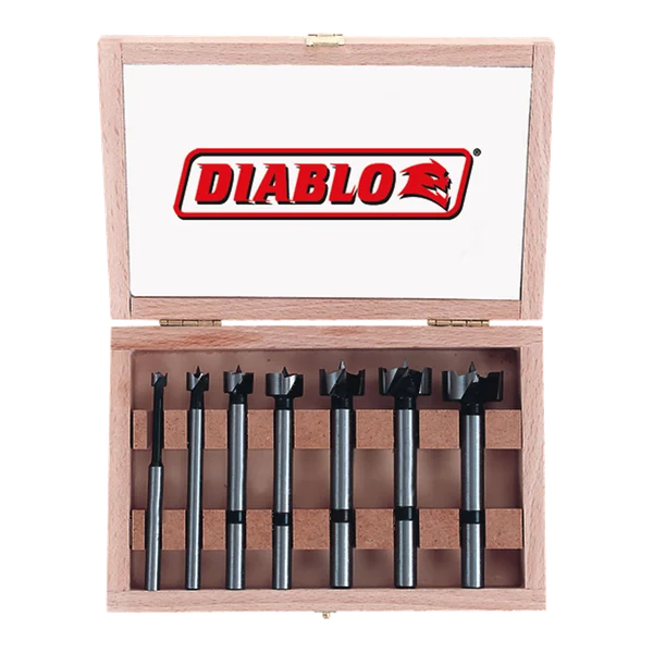 Diablo FB-107 - Forstner Bit Set for Wood (7-pc)