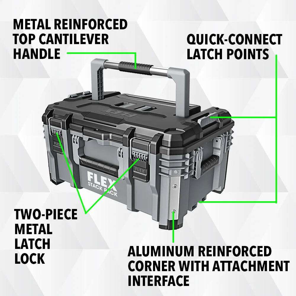 FLEX FS1102 - STACK PACK Medium Toolbox