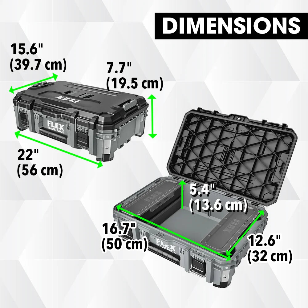 FLEX FS1103 - STACK PACK Suitcase Tool Box