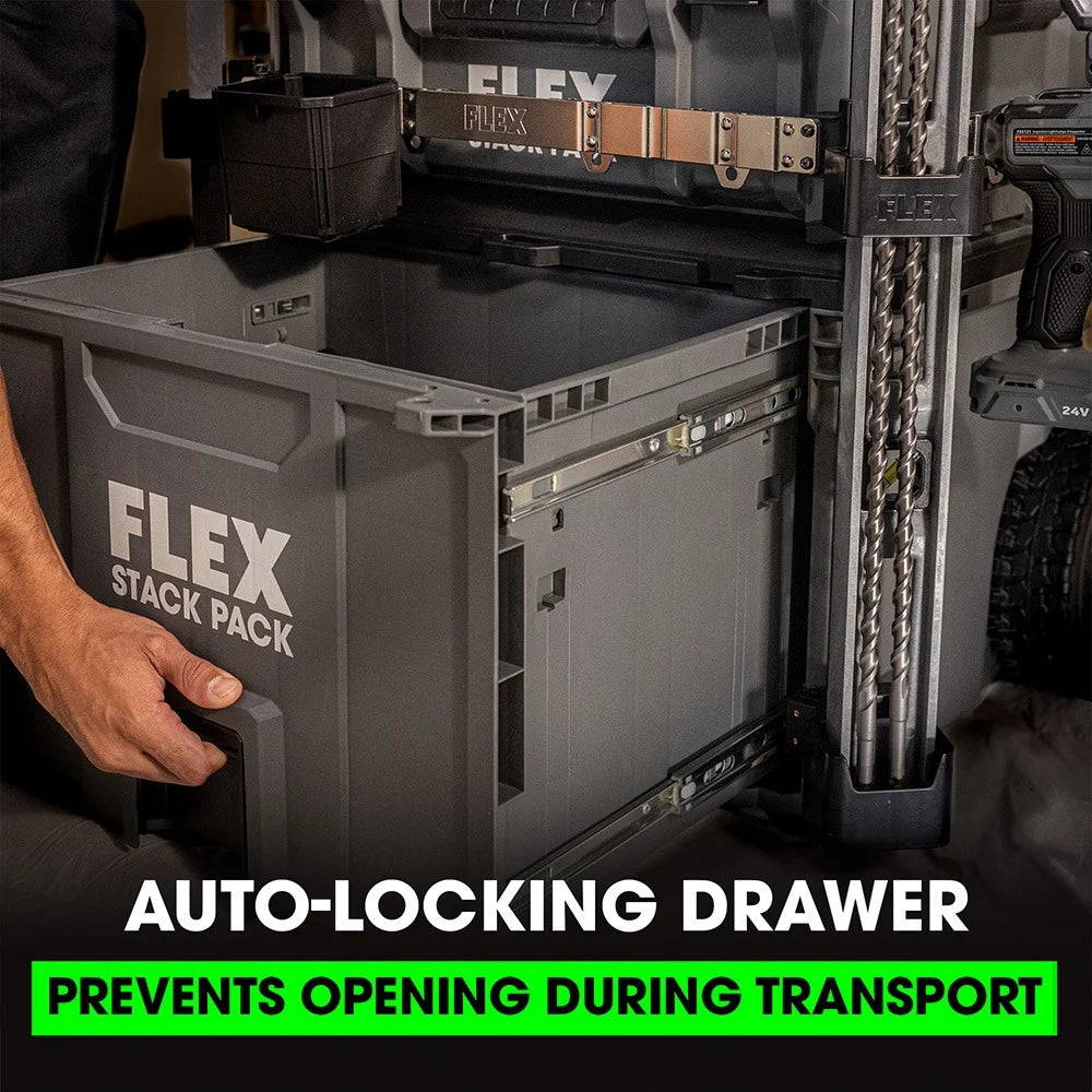 FLEX FS1108 - STACK PACK 1-Drawer Rolling Tool Box
