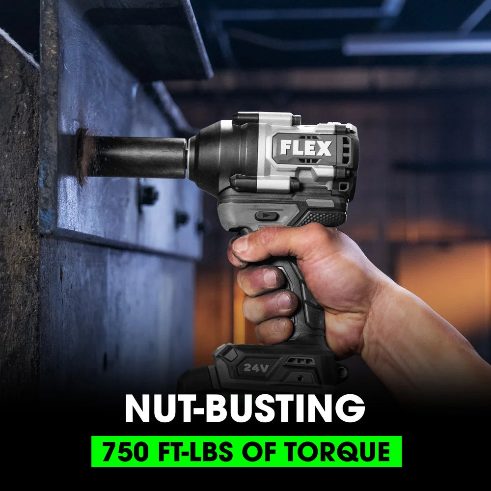 FLEX FX1451-Z - 24V 1/2" Mid-Torque Impact Wrench