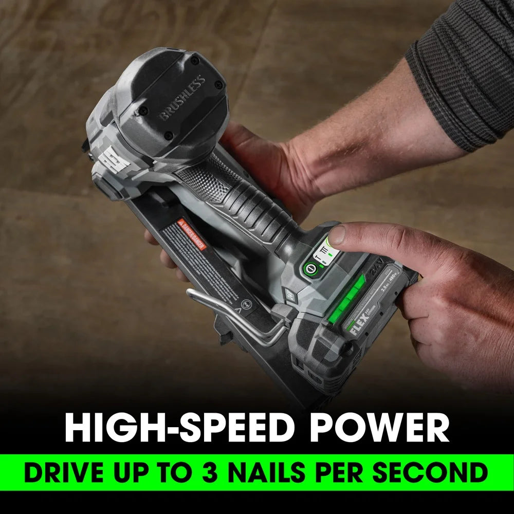 FLEX FX4311B-1A - 24V 15Ga Angled Finish Nailer Kit