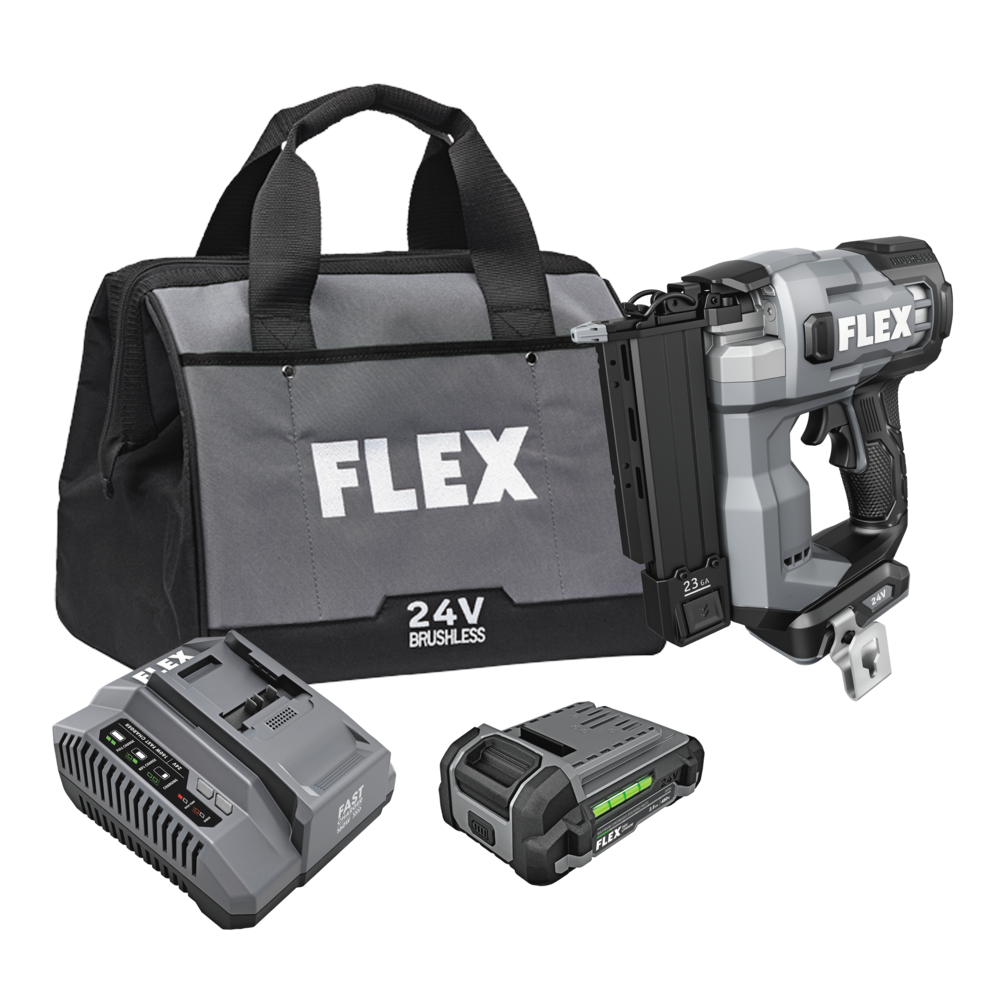 FLEX FX4341-1A - 24V 23Ga Pin Nailer Kit