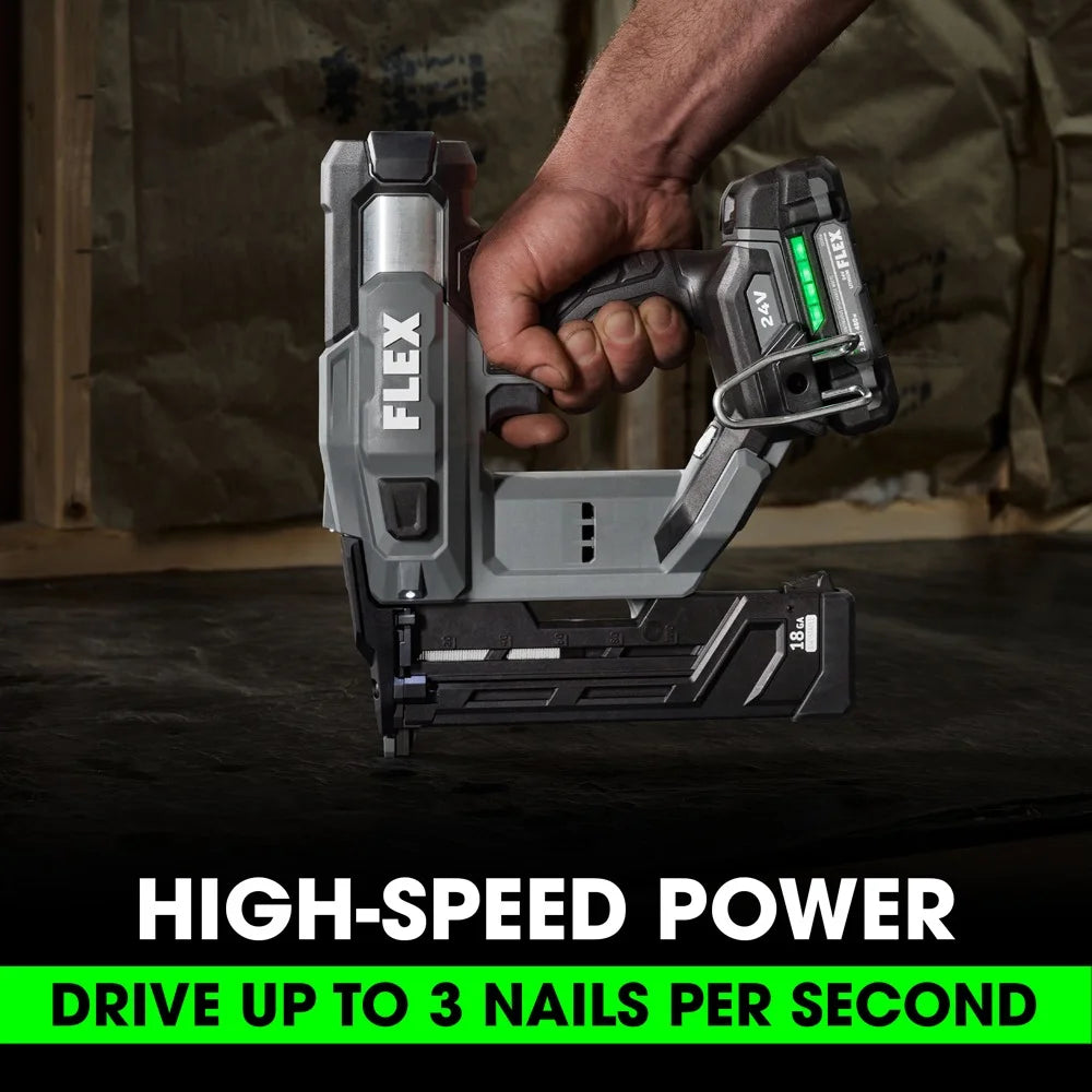 FLEX FX4511-1A - 24V 18Ga 1/4" Narrow Crown Stapler Kit