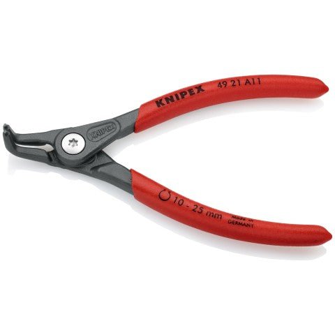 Knipex 4921A11 - 5 1/8" External 90° Angled Precision Snap Ring Pliers - Wise Line Tools