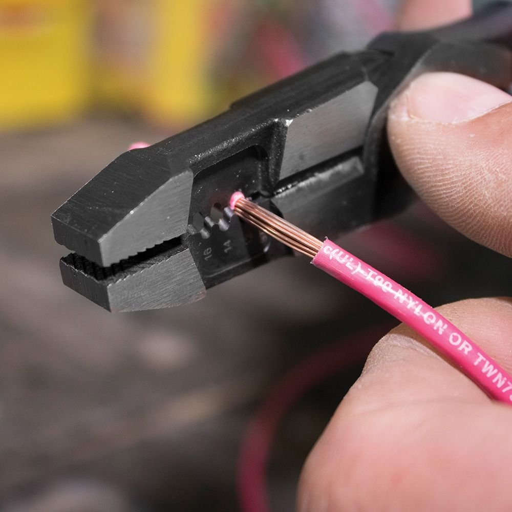 Klein J215-8CR  -  Hybrid Crimper/Stripper/Cutter Pliers KLEIN